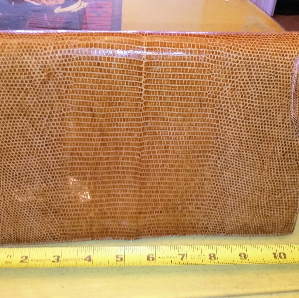 Antique lizard skin purse.
